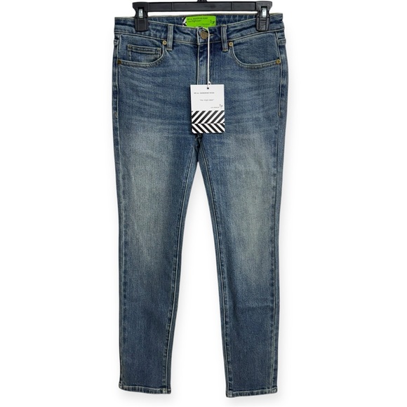 Free People Sandrine Rose Blue Skinny Jeans‎ with Vintage Wash Size 27 - 27.5IS - Picture 1 of 8